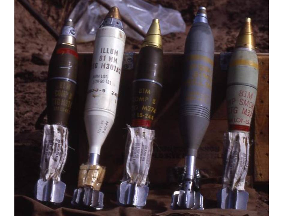 345,000 mortar rounds